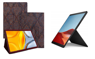 Чехол-подставка CRAYTON для Microsoft Surface Pro X – стиль, защита и ручная сборка, цвет Пестрый