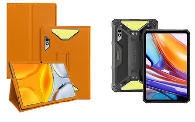 Чехол-подставка CRAYTON для Ulefone Armor Pad 3 Pro – стиль, защита и ручная сборка, цвет Оранжевый