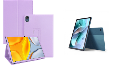 Чехол-подставка CRAYTON для Motorola Moto Tab G70 – стиль, защита и ручная сборка, цвет Фиолетовый