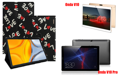 Чехол-подставка CRAYTON для Onda V10, V10 Pro – стиль, защита и ручная сборка, цвет Лав