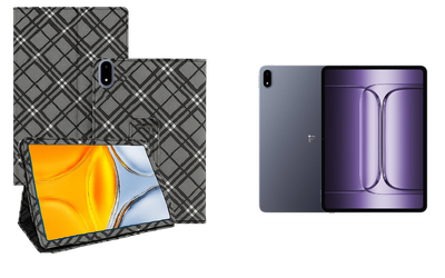 Чехол-подставка CRAYTON для OnePlus Pad 3 – стиль, защита и ручная сборка, цвет Клетка