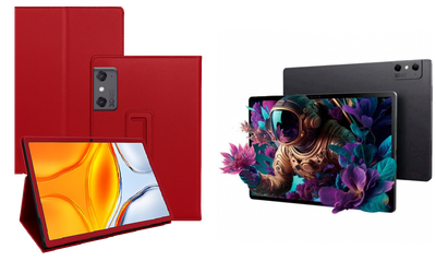 Чехол-подставка CRAYTON для ZTE Nubia Pad 3D – стиль, защита и ручная сборка, цвет Красный