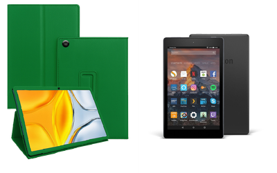 Чохол-підставка CRAYTON для Amazon Fire HD 8 2017 – стиль, захист і ручна збірка, колір Зелений тм