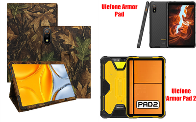 Чехол-подставка CRAYTON для Ulefone Armor Pad, Armor Pad 2 – стиль, защита и ручная сборка, цвет Клен