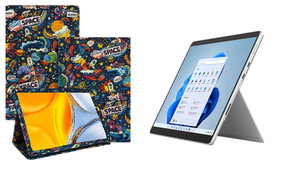 Чехол-подставка CRAYTON для Microsoft Surface Pro 8, Pro 9 – стиль, защита и ручная сборка, цвет Космос