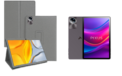 Чохол-підставка CRAYTON для Pixus Combo – стиль, захист і ручна збірка, колір Сірий тм