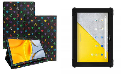 Чехол-подставка CRAYTON для Archos T101X – стиль, защита и ручная сборка, цвет Л черный