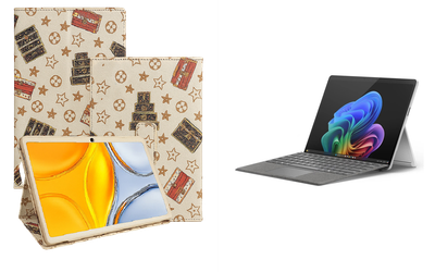 Чехол-подставка CRAYTON для Microsoft Surface 11 pro Copilot+ – стиль, защита и ручная сборка, цвет Л белый