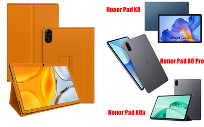 Чохол-підставка CRAYTON для Honor Pad X8, Pad X8 Pro, Pad X8a – стиль, захист і ручна збірка, колір Помаранчевий