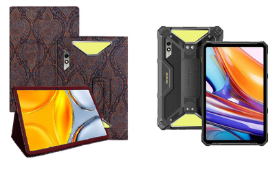 Чехол-подставка CRAYTON для Ulefone Armor Pad 3 Pro – стиль, защита и ручная сборка, цвет Пестрый