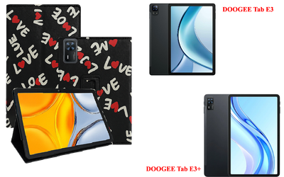 Чехол-подставка CRAYTON для DOOGEE Tab E3, DOOGEE Tab E3+ – стиль, защита и ручная сборка, цвет Лав