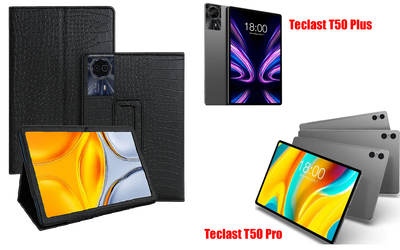 Чехол-подставка CRAYTON для Teclast T50 Plus, T50 Pro – стиль, защита и ручная сборка, цвет Крокодил