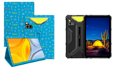 Чехол-подставка CRAYTON для Ulefone Armor Pad 4 Ultra – стиль, защита и ручная сборка, цвет Фэшн синий