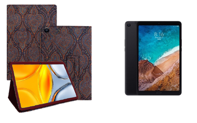 Чехол-подставка CRAYTON для Xiaomi Mi Pad 4, Mi Pad 4 Plus – стиль, защита и ручная сборка, цвет Пестрый