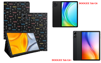 Чохол-підставка CRAYTON для DOOGEE Tab G6, DOOGEE Tab G6+ – стиль, захист і ручна збірка, колір Фешн чорний