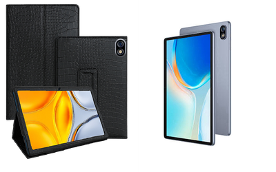 Чехол-подставка CRAYTON для Ulefone Tab W10 – стиль, защита и ручная сборка, цвет Крокодил