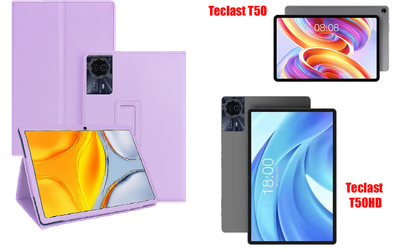 Чохол-підставка CRAYTON для Teclast T50, T50HD – стиль, захист і ручна збірка, колір Фіолетовий