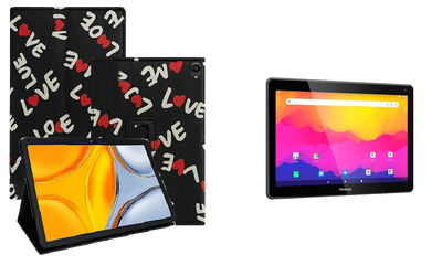 Чехол-подставка CRAYTON для Prestigio Muze 3231 4G, Muze 4231 4G – стиль, защита и ручная сборка, цвет Лав
