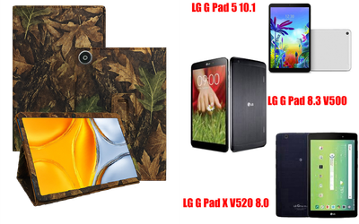 Чохол-підставка CRAYTON для LG G Pad 5 10.1, Pad 8.3, Pad X 8.0 – стиль, захист і ручна збірка, колір Клен
