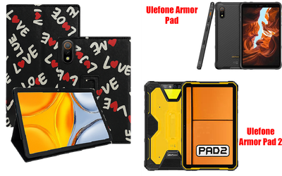 Чехол-подставка CRAYTON для Ulefone Armor Pad, Armor Pad 2 – стиль, защита и ручная сборка, цвет Лав