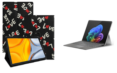 Чехол-подставка CRAYTON для Microsoft Surface 11 pro Copilot+ – стиль, защита и ручная сборка, цвет Лав