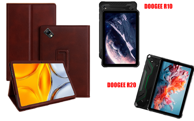 Чехол-подставка CRAYTON для DOOGEE R10, DOOGEE R20 – стиль, защита и ручная сборка, цвет Карминовый