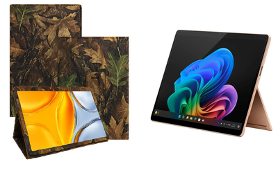 Чехол-подставка CRAYTON для Microsoft Surface Pro 10, Pro 11, Pro 11 X Elite – стиль, защита и ручная сборка, цвет Клен