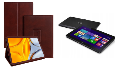 Чехол-подставка CRAYTON для Dell Venue 11 Pro 5130, 7130, 7139, 7140, 7145 – стиль, защита и ручная сборка, цвет Карминовый