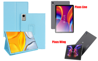 Чохол-підставка CRAYTON для Pixus Line, Pixus Wing – стиль, захист і ручна збірка, колір Блакитний