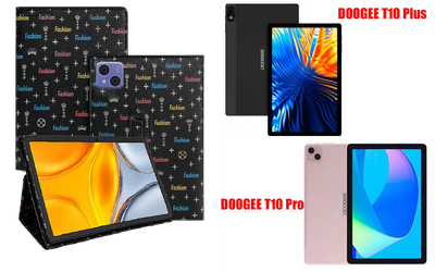 Чехол-подставка CRAYTON для DOOGEE T10 Plus, T10 Pro – стиль, защита и ручная сборка, цвет Фэшн черный