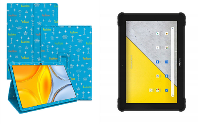 Чехол-подставка CRAYTON для Archos T101X – стиль, защита и ручная сборка, цвет Фэшн синий