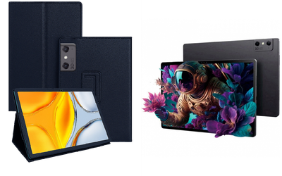 Чехол-подставка CRAYTON для ZTE Nubia Pad 3D – стиль, защита и ручная сборка, цвет Синий тм