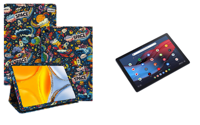 Чехол-подставка CRAYTON для Google Pixel Slate m3 – стиль, защита и ручная сборка, цвет Космос