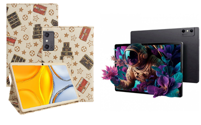 Чехол-подставка CRAYTON для ZTE Nubia Pad 3D – стиль, защита и ручная сборка, цвет Л белый
