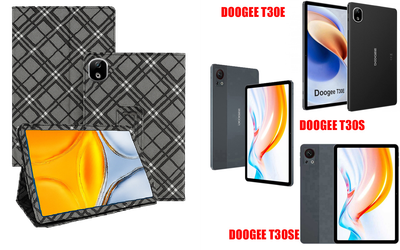Чехол-подставка CRAYTON для DOOGEE T30E, T30S, T30SE – стиль, защита и ручная сборка, цвет Клетка