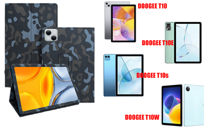Чехол-подставка CRAYTON для DOOGEE T10, T10E, T10s, T10W – стиль, защита и ручная сборка, цвет Хаки зима