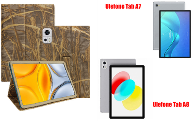 Чехол-подставка CRAYTON для Ulefone Tab A7, Tab A8 – стиль, защита и ручная сборка, цвет Камыш