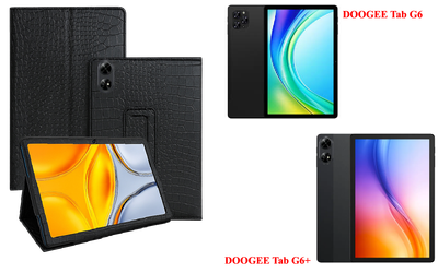 Чехол-подставка CRAYTON для DOOGEE Tab G6, DOOGEE Tab G6+ – стиль, защита и ручная сборка, цвет Крокодил