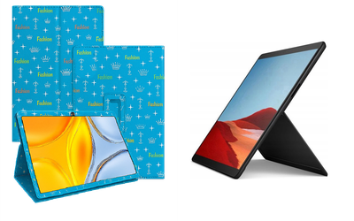 Чехол-подставка CRAYTON для Microsoft Surface Pro X – стиль, защита и ручная сборка, цвет Фэшн синий