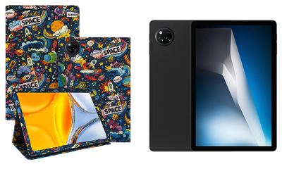 Чехол-подставка CRAYTON для DOOGEE Tab A9 Pro+ – стиль, защита и ручная сборка, цвет Космос