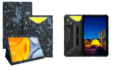 Чехол-подставка CRAYTON для Ulefone Armor Pad 4 Ultra – стиль, защита и ручная сборка, цвет Хаки зима