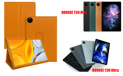 Чехол-подставка CRAYTON для DOOGEE T30 Max, T30 Ultra – стиль, защита и ручная сборка, цвет Оранжевый