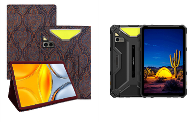 Чехол-подставка CRAYTON для Ulefone Armor Pad 4 Ultra – стиль, защита и ручная сборка, цвет Пестрый