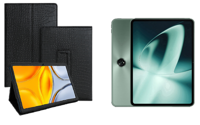 Чехол-подставка CRAYTON для OnePlus Pad, Pad 2, Pad Go, Pad Pro – стиль, защита и ручная сборка, цвет Крокодил
