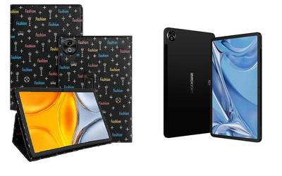 Чехол-подставка CRAYTON для DOOGEE T20 Ultra – стиль, защита и ручная сборка, цвет Фэшн черный