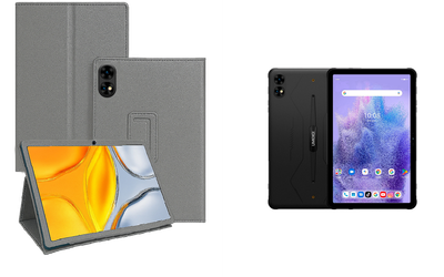 Чехол-подставка CRAYTON для UMIDIGI Active T1 11 – стиль, защита и ручная сборка, цвет Серый тм
