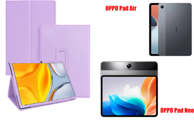 Чохол-підставка CRAYTON для OPPO Pad Air, Pad Neo – стиль, захист і ручна збірка, колір Фіолетовий