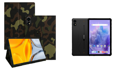 Чехол-подставка CRAYTON для UMIDIGI Active T1 11 – стиль, защита и ручная сборка, цвет Хаки тм