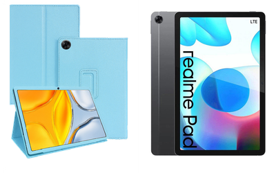 Чохол-підставка CRAYTON для Realme Pad 10.4 – стиль, захист і ручна збірка, колір Блакитний