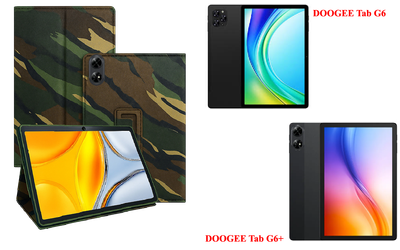 Чехол-подставка CRAYTON для DOOGEE Tab G6, DOOGEE Tab G6+ – стиль, защита и ручная сборка, цвет Сахара